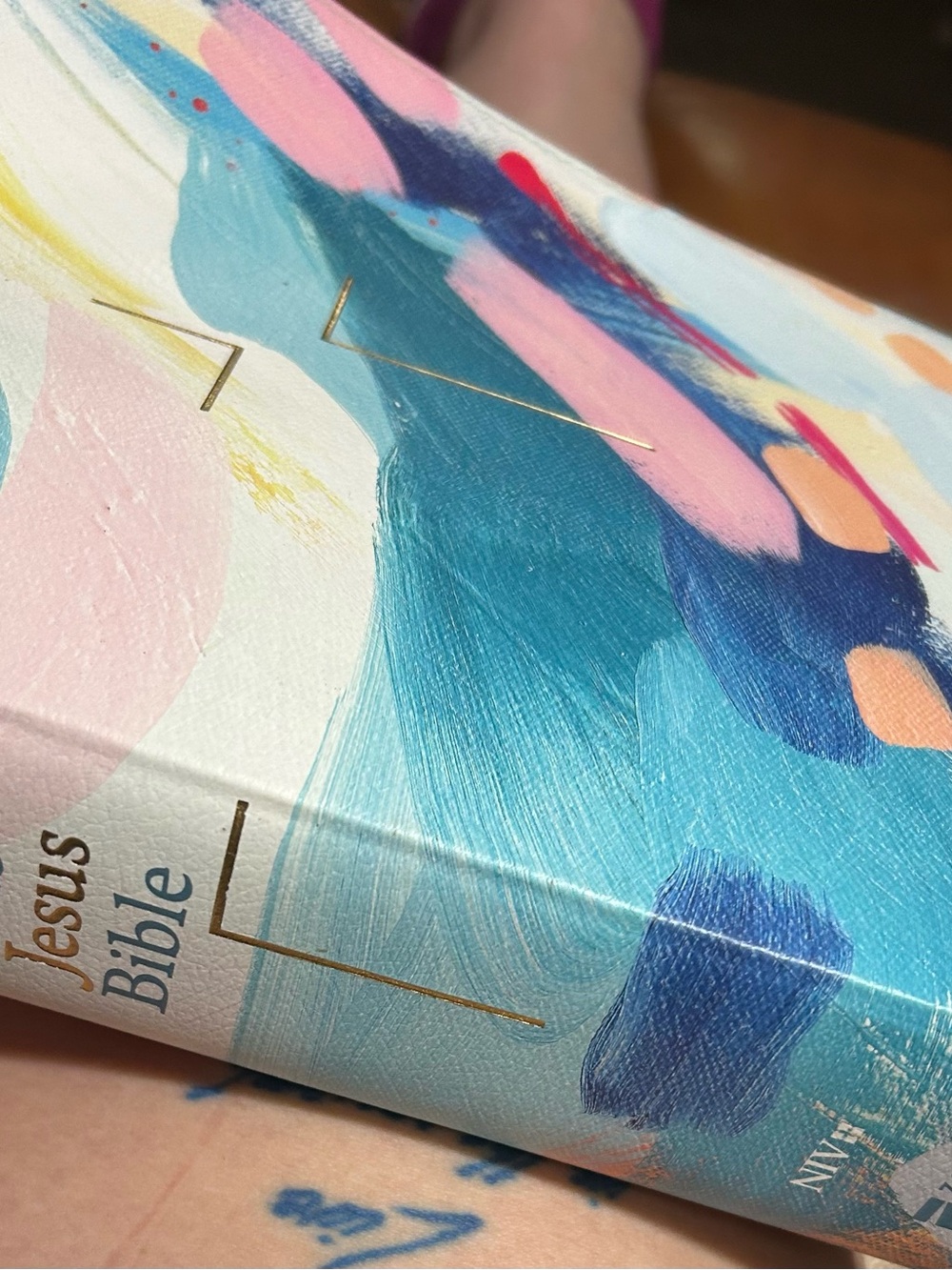 Jesus Bible — Colorful Abstract Cover